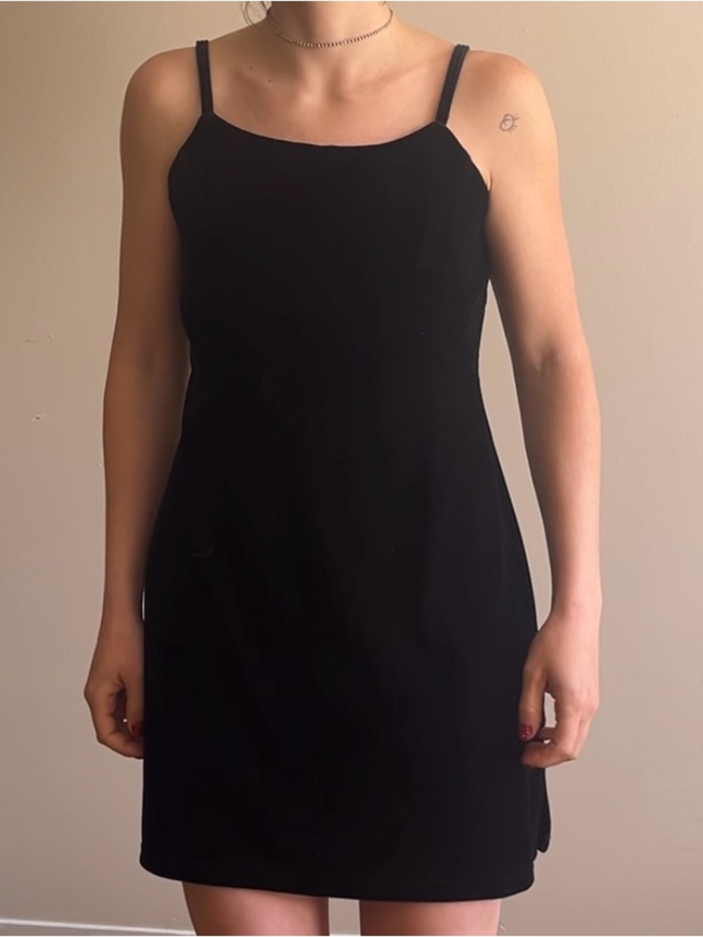 Soda Blu Black Velvet Mini Dress